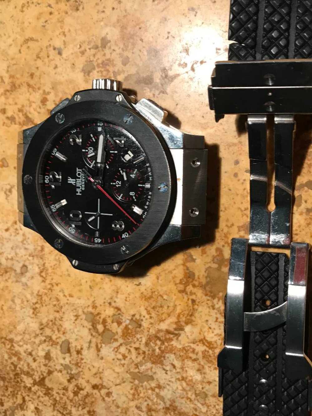 Men watch for part or repair. Strap in parts. Vintage.